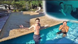 SWIMMING UNDER THE COVER CHALLENGE!