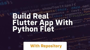 build real flutter app with python flet