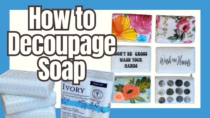 Transform ANY Soap into Gorgeous Gifts / Easy Decoupage Tutorial / Budget-Friendly