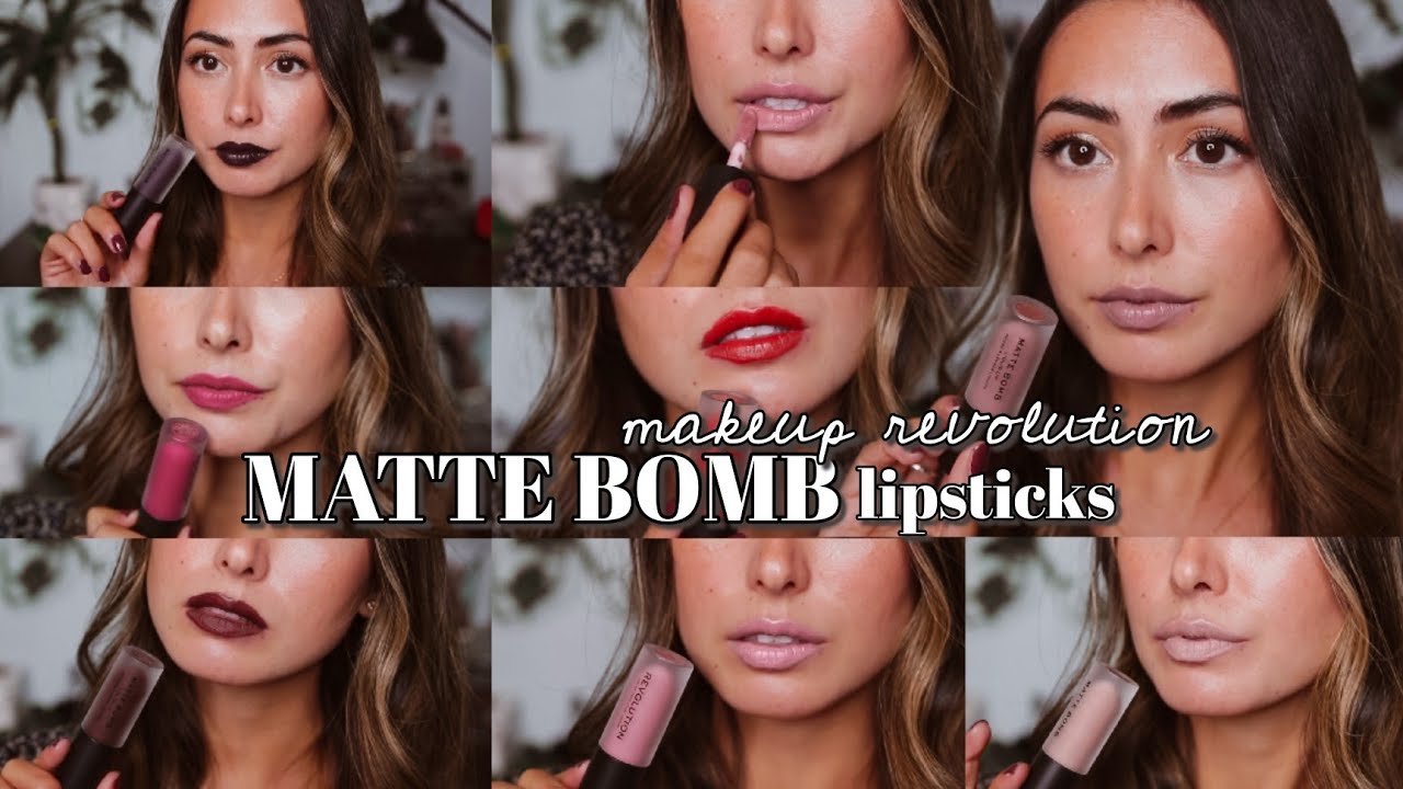 Makeup Revolution MATTE BOMB Liquid Lipsticks | Review & Swatches