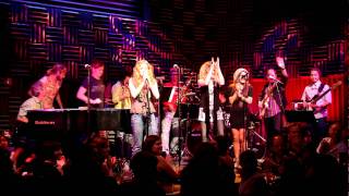 Caissie Levy thanks the crowd.