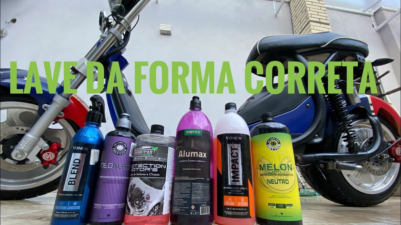 Como lavar scooter elétrica da forma correta. Produtos especiais