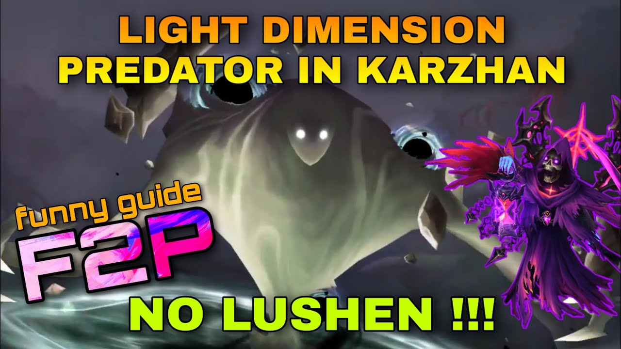 Light Dimension Predator in Karzhan NO LUSHEN summoners war
