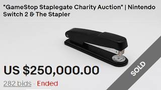 Gamestop Stapler Sells For $250,000