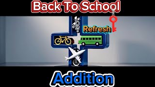 Back To School: Refresh Addition Number Sense With toy Car Garage | Visual Math for Dyscalculia
