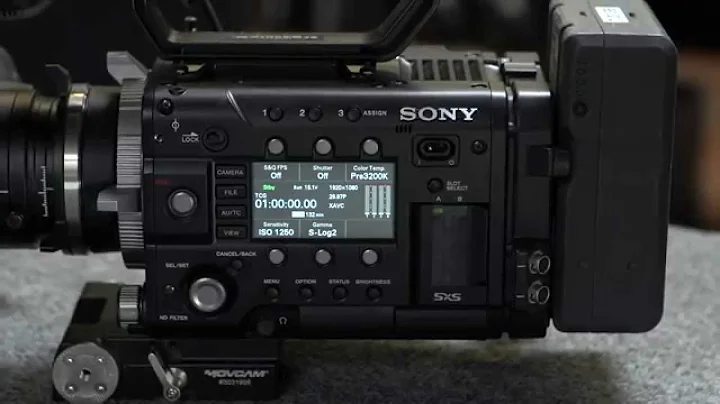 Sony F55 4K Camera System Overview Video