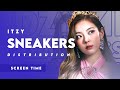 Itzy  sneakers screen time distribution solofocus  full