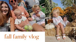 Fall Family Fun Day! | Young parents vlog | Pumpkin patch, apple picking + MORE!