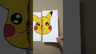 Huggy Wuggy Pikachu Scary Paper Craft 