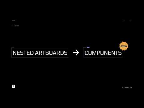 📣 Nested Artboards are now Components