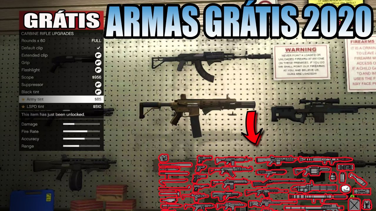 GTA 5: como comprar novas armas e equipamentos para o personagem