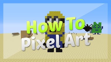 Minecraft How To - Minion Pixel Art