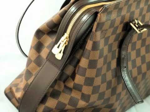Authentic Designer Handbag -- Louis Vuitton Damier Ebène Chelsea - YouTube