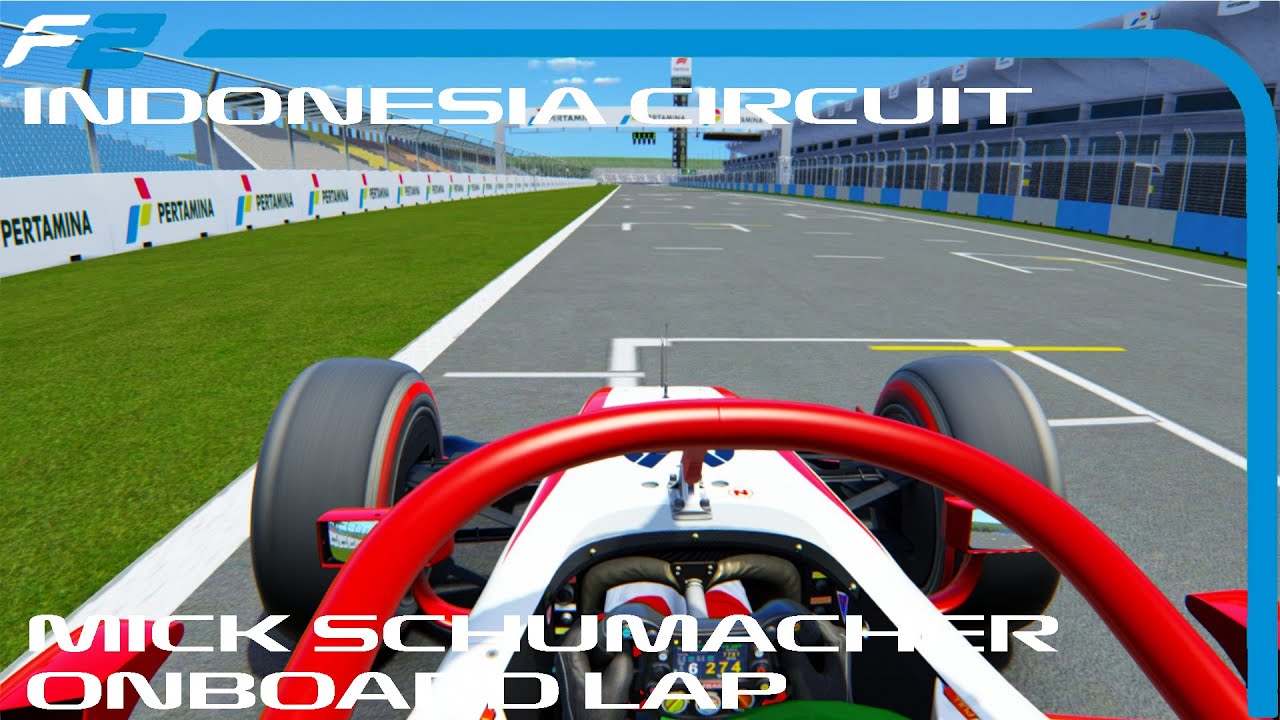 F2 2020 Mick Schumacher - Onboard Lap Indonesia Circuit