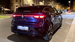 RENAULT MEGANE ETECH 2023  night DRIVE in the city (COOL ambient lights & cockpit)
