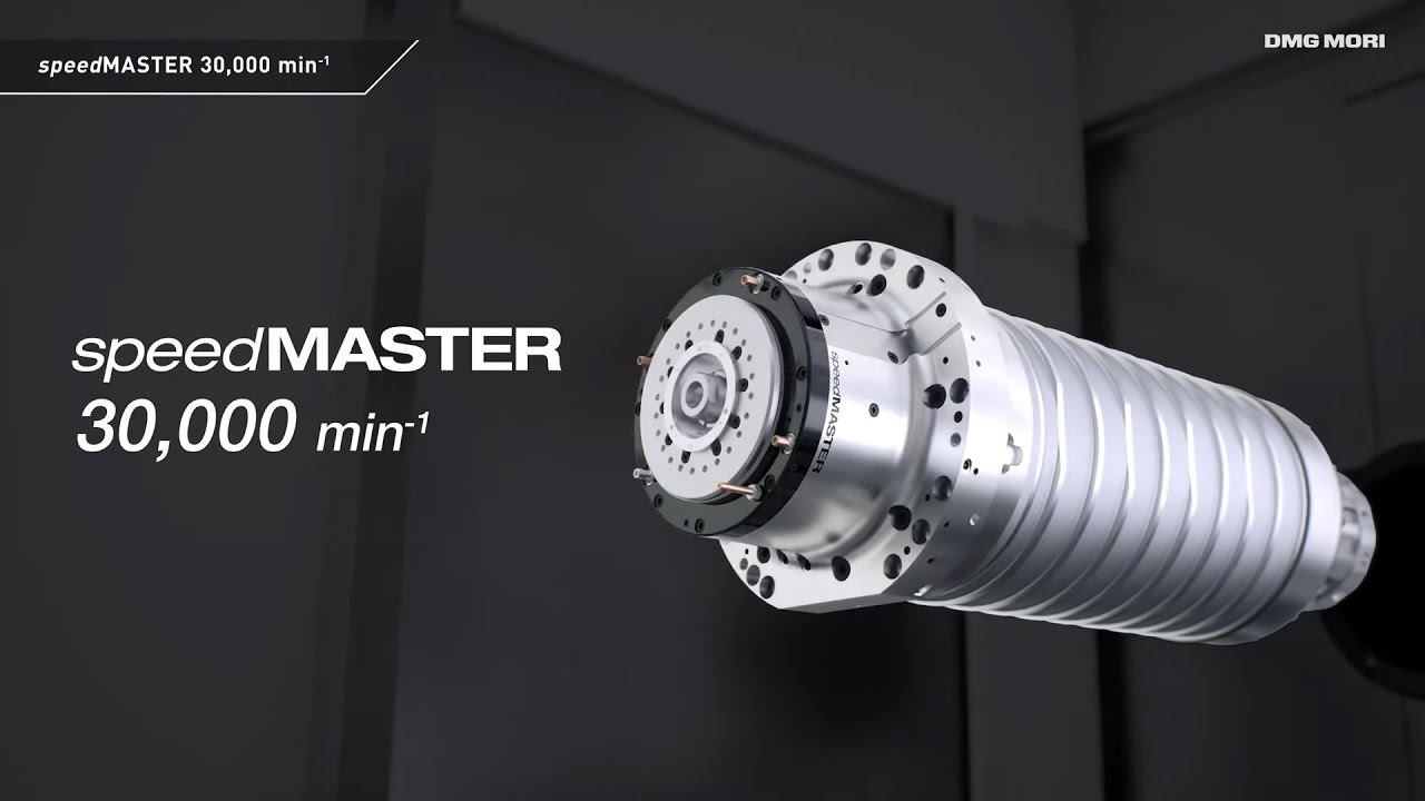 最高转速30,000转/分钟的高可靠性高速主轴“speedMASTER”