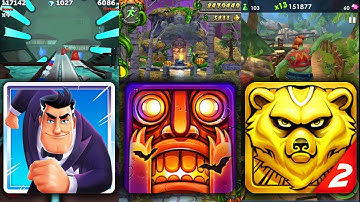 Agent Dash Vs Temple Run 2 Spooky Ridge Vs Spirit Run 2 - Temple Zombie - Endless Run Gameplay