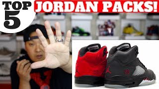 TOP 5 AIR JORDAN SNEAKER PACKS OF ALL TIME!!