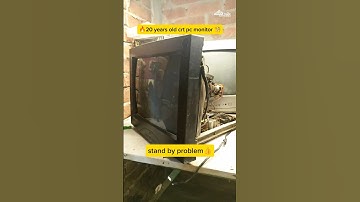CRT MONITOR STAND BY PROBLEM #shorts #ytshorts #electronic #crt #pc #repair #tipsandtricks #tech