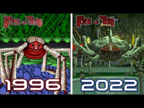 The House Of The Dead Remake 2022 All Bosses Direct Comparison With The Original 1996 