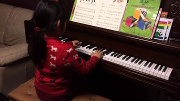 Bastien Piano level 3 :The Can-can played by Victoria