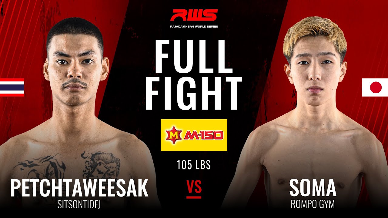 Petchtaweesak Sitsontidet vs Soma Ishida