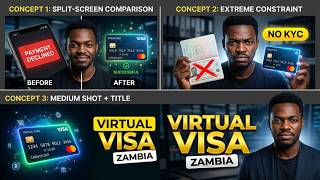 Reloadable Virtual Visa & Mastercard from Zambia| Easy to Buy - No KYC