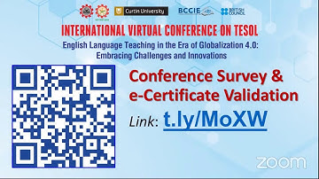 INTERNATIONAL VIRTUAL CONFERENCE ON TESOL