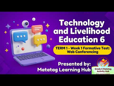 TLE 6 TERM 1 TERM 1 WEEK 1 FORMATIVE TEST