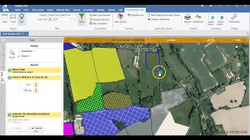 Farm mapping | Creating field margins and splitting fields in Geofolia.
