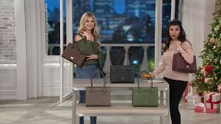 Dooney & Bourke Vachetta Leather Janine Satchel On Qvc