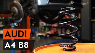 Dove si trova Molle ammortizzatori posteriori e anteriori AUDI: manuale video