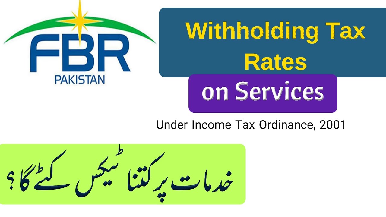 Tax on Services Withholding Tax Rates on Services 2024 YouTube