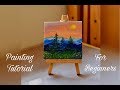 Step by Step Acrylic Painting on Mini Canvas for Beginners - Paintastic Arts