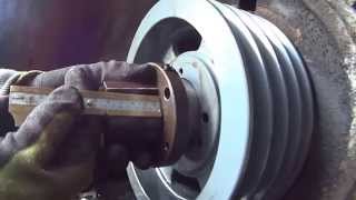 HVAC | Cooling Tower | How To Replace Motor Pully.