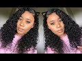Affordable Curly Lace Frontal Wig I Highly Requested Elastic Band Method I Elva Hair