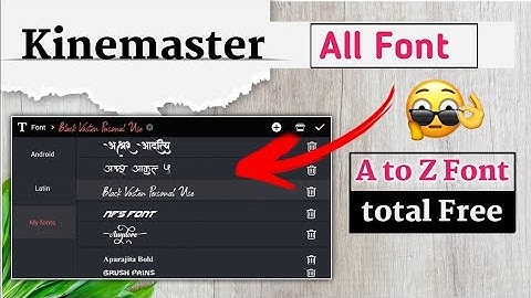 How To Add custom Fonts in Kinemaster 🔥🔥|Kinemaster Font|Kinemaster mai custom fonts kaise Add kare