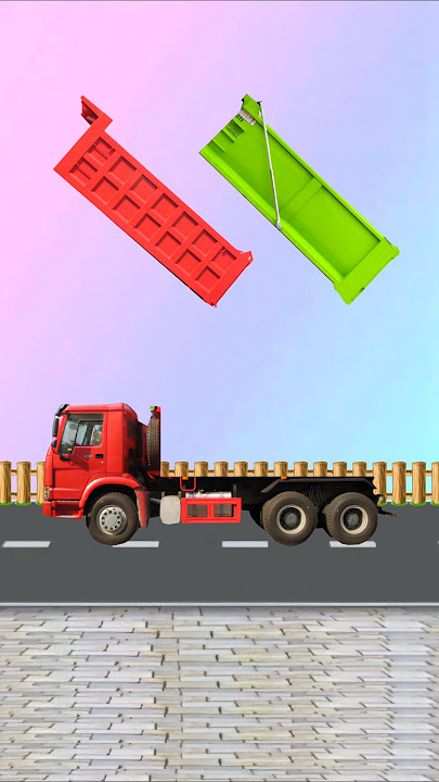Tebak gambar mobil truk pasir, dump truck #shorts #truck #tebakgambar