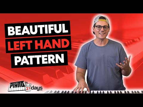 Elegant & Simple Left Hand Technique on the Piano - the Annie Rollover