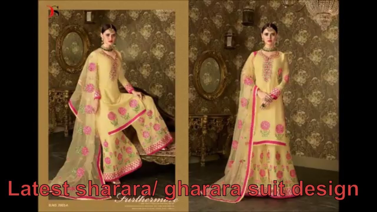 Latest sharara/ gharara suit design 2018