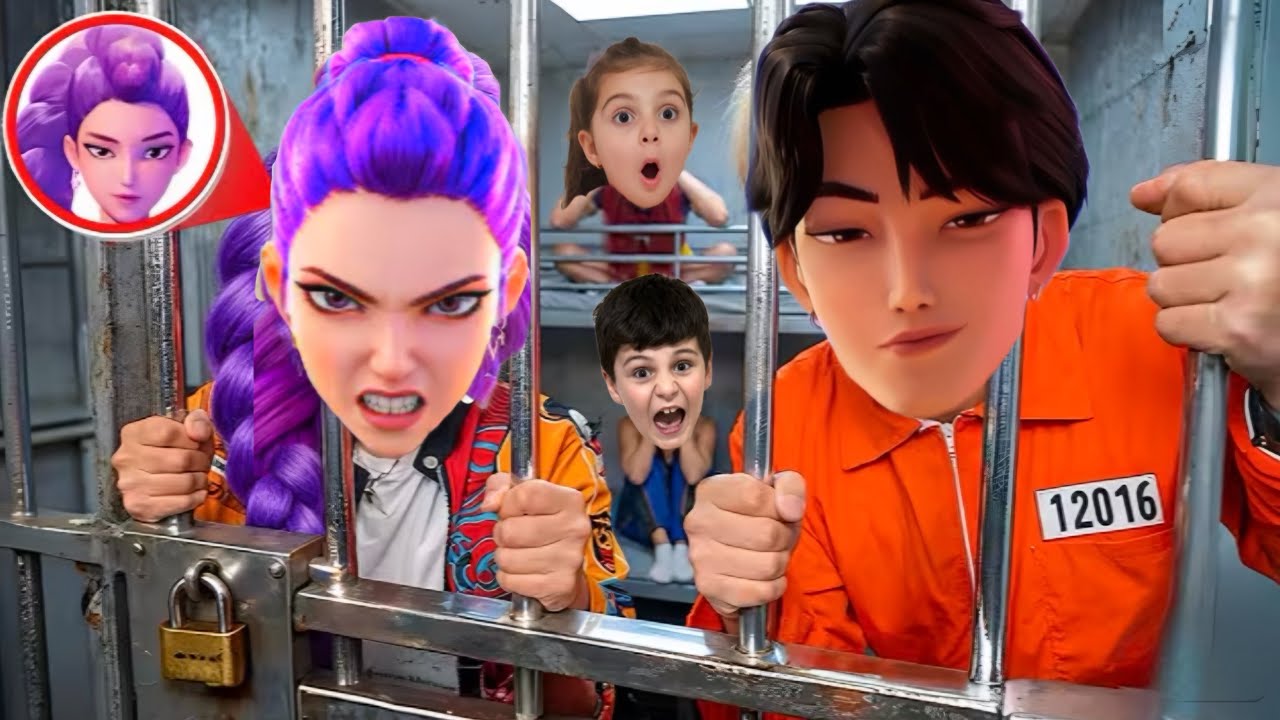 UTKU ASEL ! İBLİS AVCILARI KPOP DEMON HUNTERS RUMİ VE SAJA BOYS JİNU HAPİSTEN KAÇTI !!