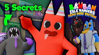5 Secrets YOU MISSED in the Banban Isle Rangers Demo!