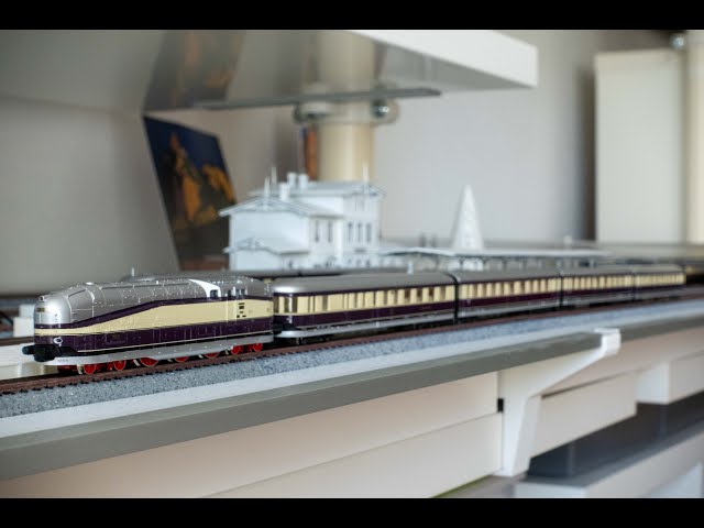 Umbau und Digitalisierung Arnold Henschel-Wegmann-Zug Spur N - YouTube