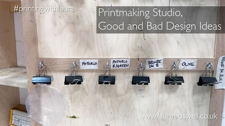 Printmaking Studio, Good and Bad Design Ideas