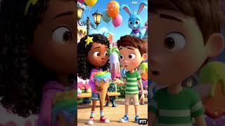 “The Invisible Ice Cream!” 🍦✨#shorts #kidscartoons