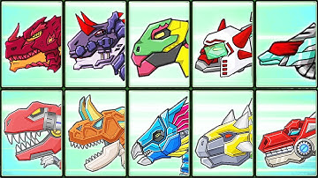 Dino Robot Corps + Dinosaur Robot War #1 | Eftsei Gaming