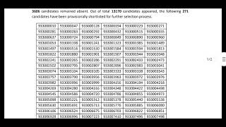 hpssc hpsssb staff nurse post code 933 result out | 15 marks evaluation date 2022 | Document verify