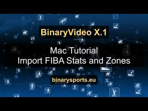 BinaryVideo X.1 Mac Tutorial - Import Fibastats And Zones