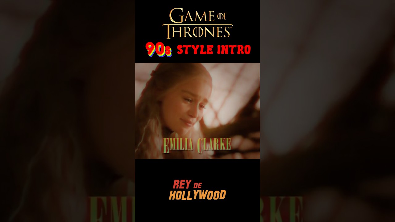 Game of Thrones 90's Style Intro