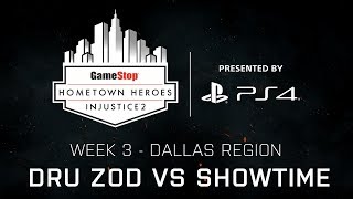 Injustice 2 - Dru Zod vs Showtime  - GameStop Hometown Heroes Week 3